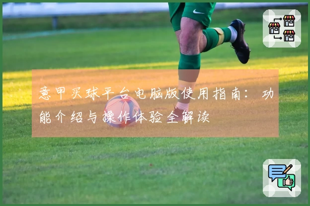 意甲买球平台电脑版使用指南：功能介绍与操作体验全解读