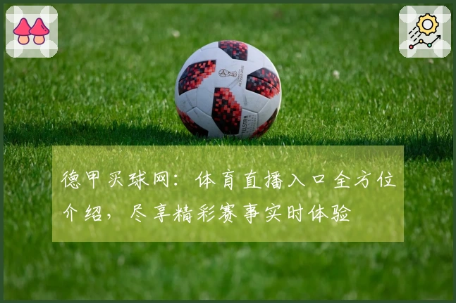 德甲买球网：体育直播入口全方位介绍，尽享精彩赛事实时体验